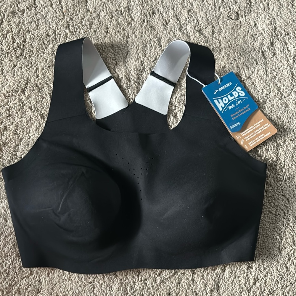 Brooks run bra dare crossback - black 30DD/E
